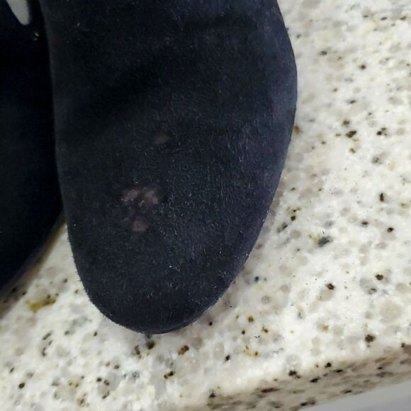 Stuart Weitzman,  Black Suede  Women’s Wedge, Size 8.5 - Picture 6 of 8